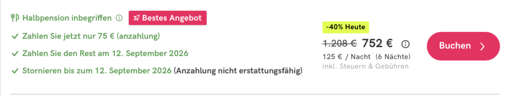Hotelpreis
